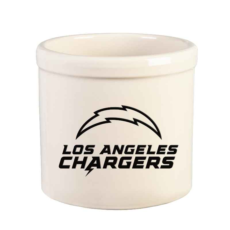 NFL Team Logo Stoneware Crock - Los Angeles Chargers